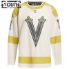 Vegas Golden Knights tröja William Karlsson Adidas 2023-24 Cream Winter Classic Authentic - NHL Tröjor Barn